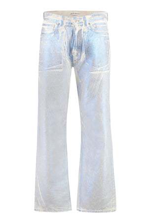 Third Cut foil effect jeans-0